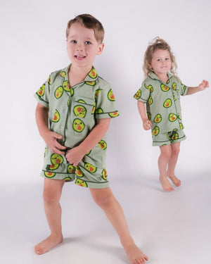 Avocado Kids Print Pj Set