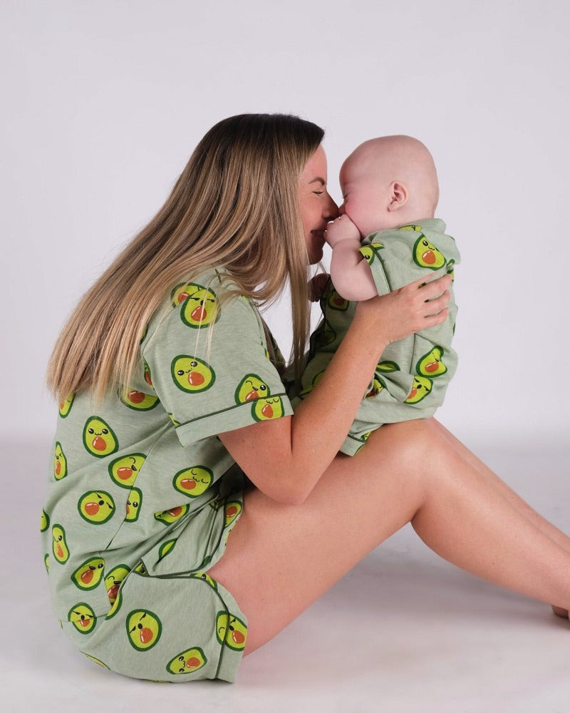 Avocado Print Pj Set Mama + Mini Twin pack